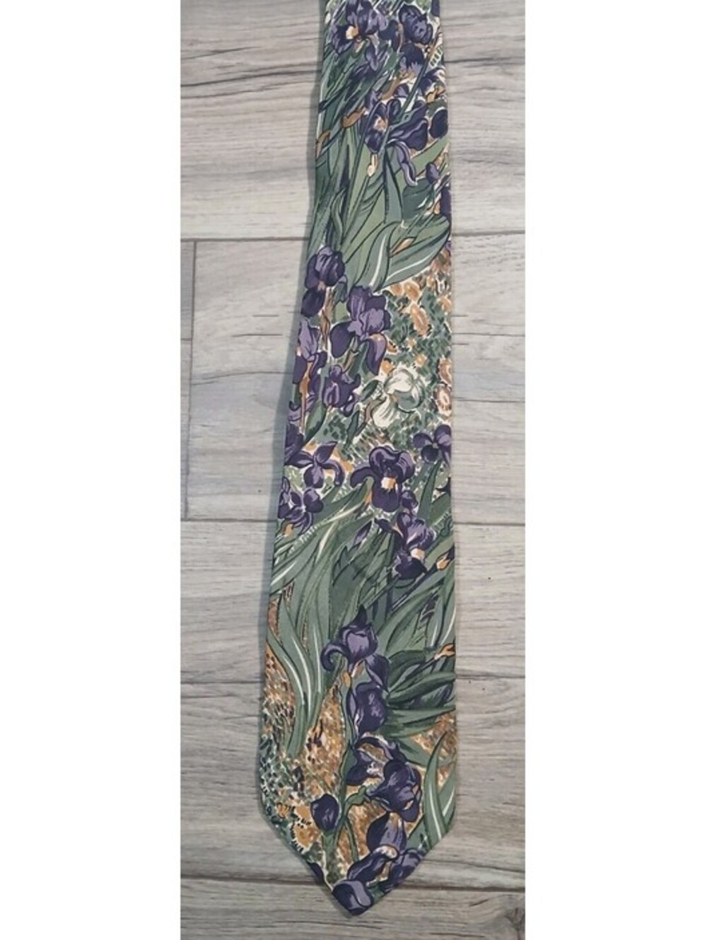 Andrew Ferza - Floral Handmade 56.5"x3.5" Silk Neck Tie - Made in Italy